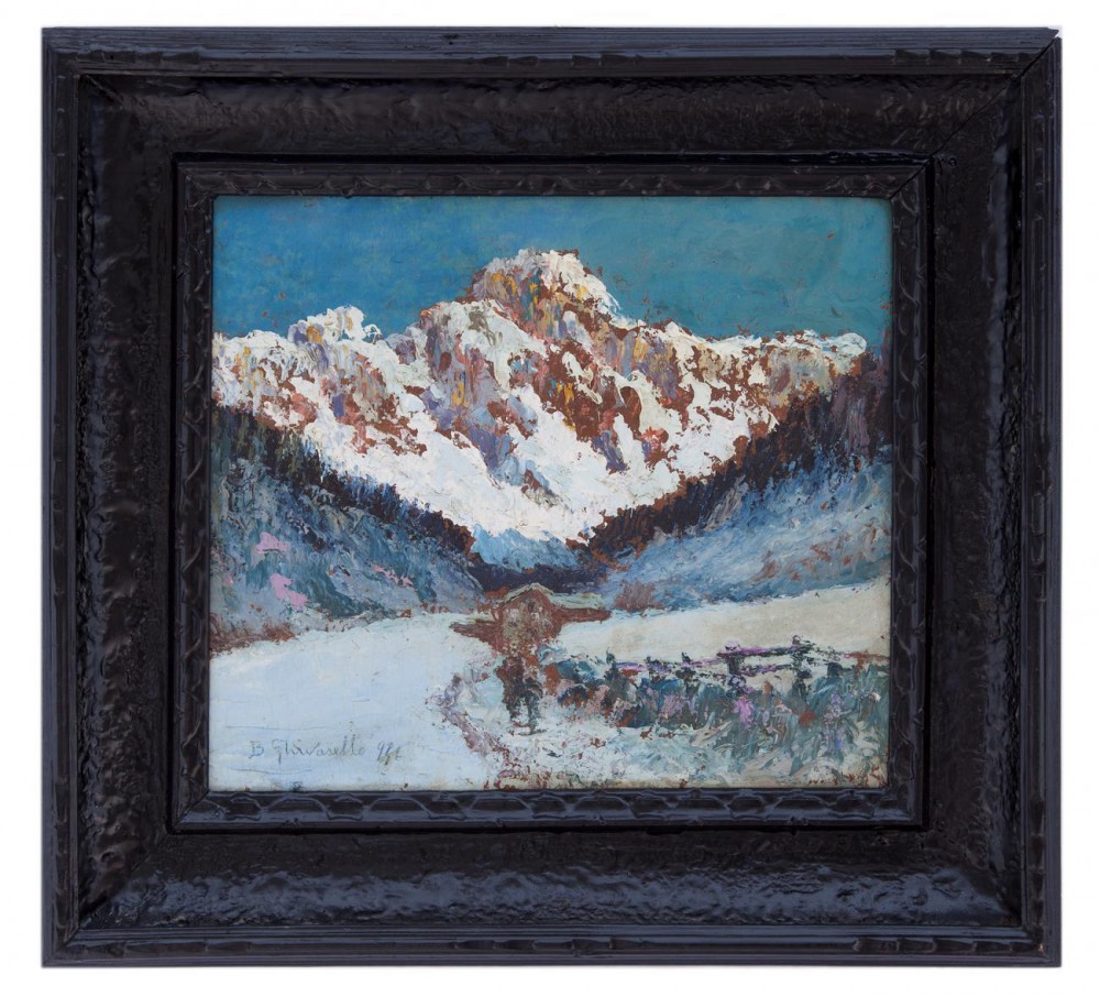 benedetto ghivarello: Inverno a Gressoney la Trinit� 1946